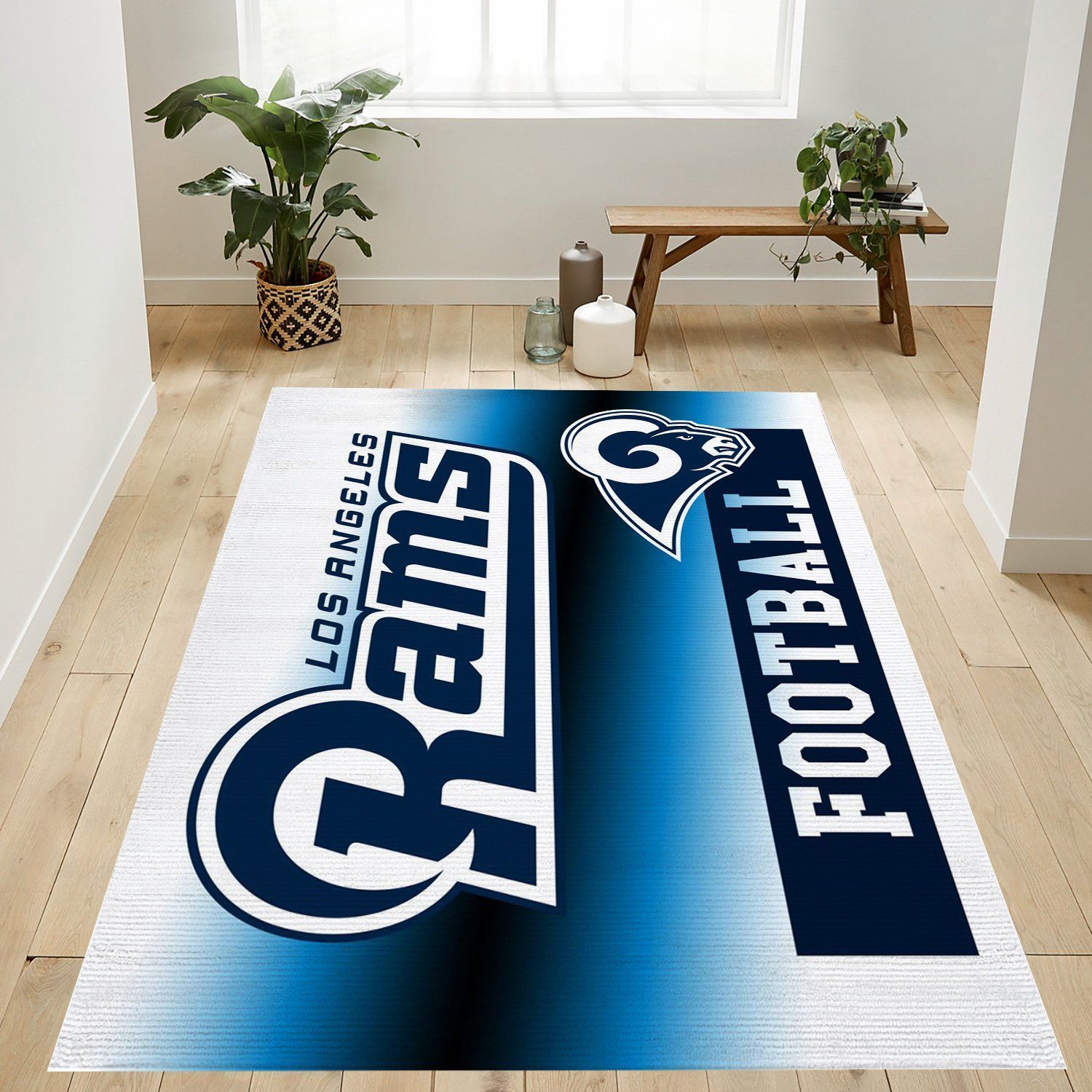 Los Angeles Rams Football Nfl Area Rug Bedroom Rug US Gift Decor - Indoor Outdoor Rugs