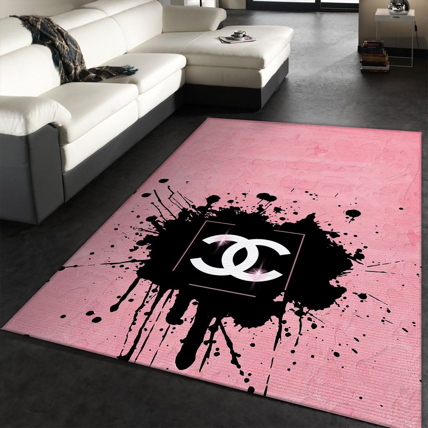 Chanel Luxury Collection Area Rugs Living Room Carpet Floor Decor The US Decor - Indoor Outdoor Rugs