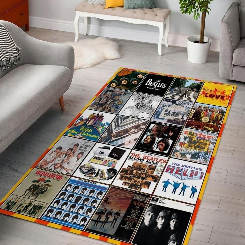 Best Of Ac The Beatles Living Room Area Rug Carpet, Bedroom, Floor Decor - Indoor Outdoor Rugs