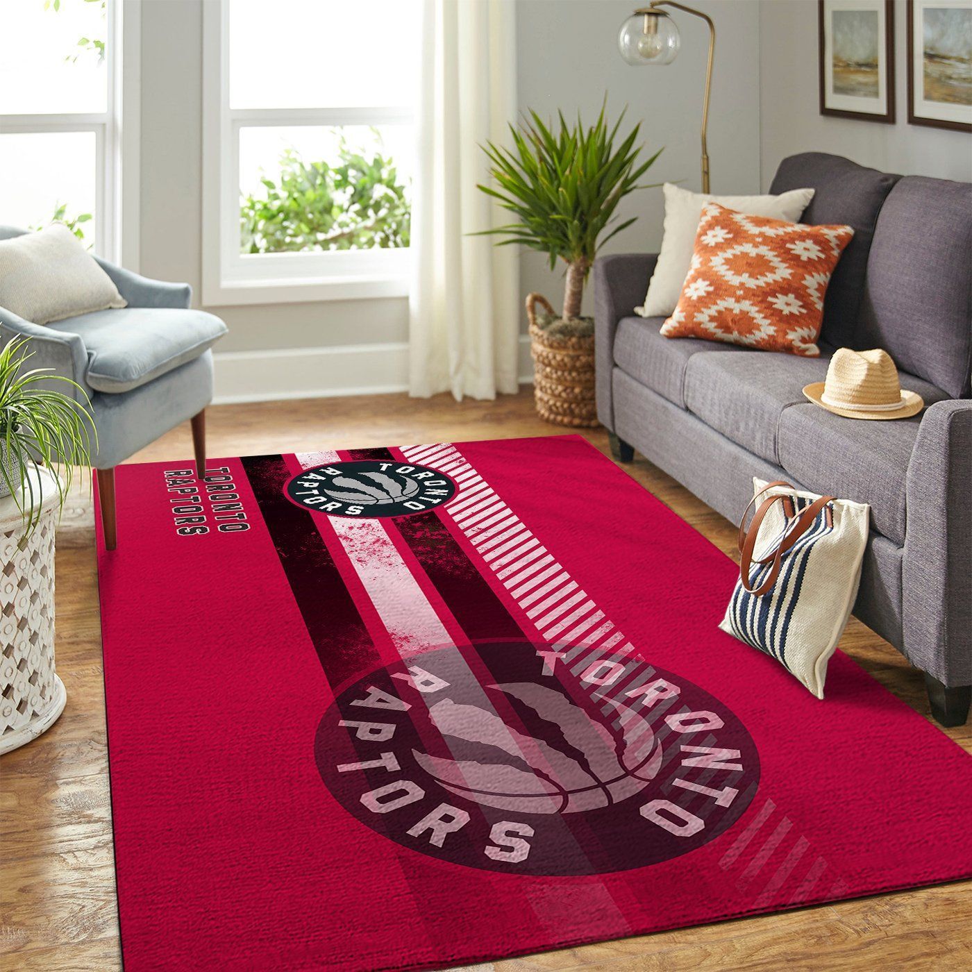 Toronto Raptors Nba Team Logo Nice Gift Home Decor Rectangle Area Rug - Indoor Outdoor Rugs