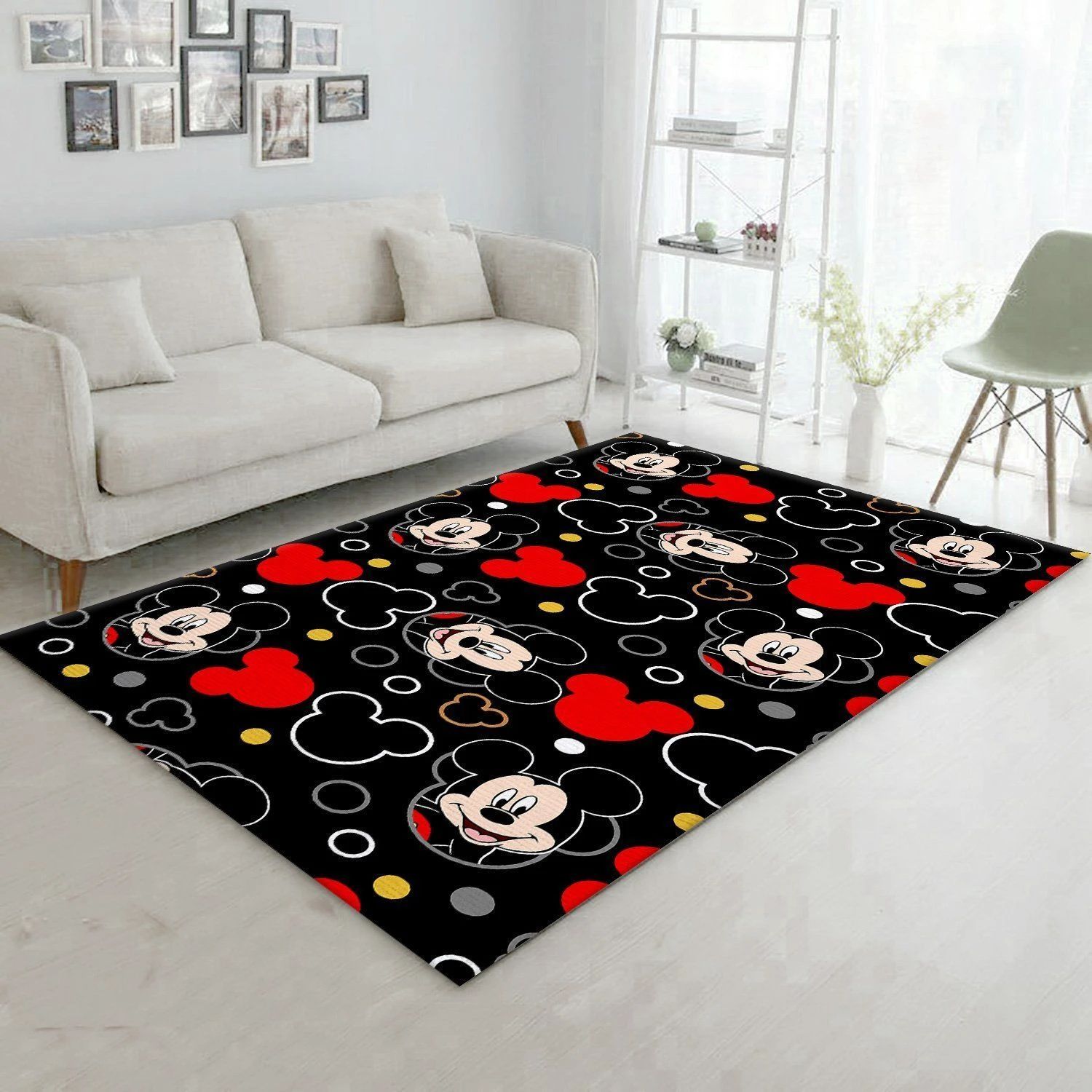 Mickey Mouse Area Rugs Living Room Carpet MM71201 Local Brands Floor Decor The US Decor - Indoor Outdoor Rugs