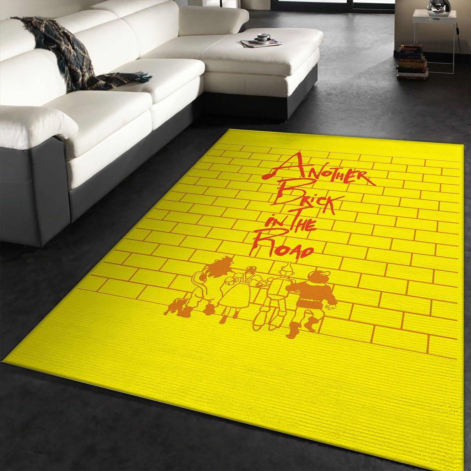 Brick In The Road Area Rug, Living room and bedroom Rug, Home US Decor - Indoor Outdoor Rugs