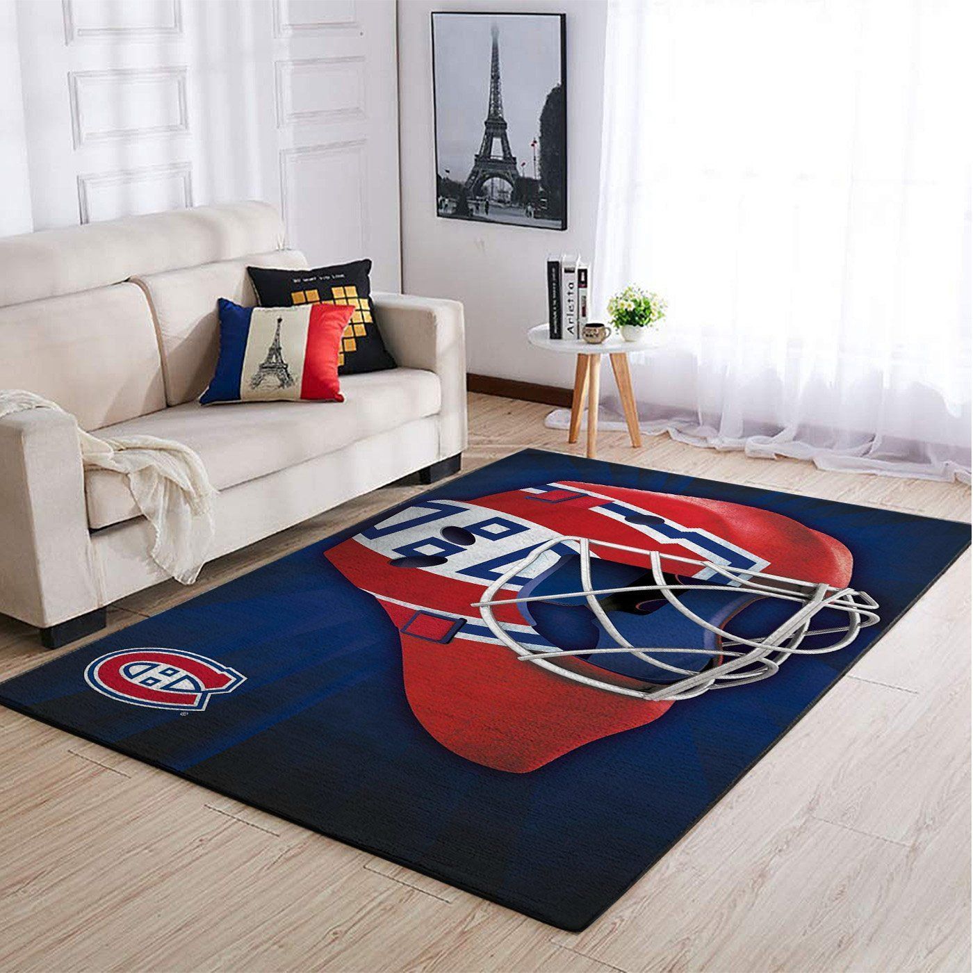 Montr Al Canadiens Nhl Team Logo Style Nice Gift Home Decor Rectangle Area Rug - Indoor Outdoor Rugs