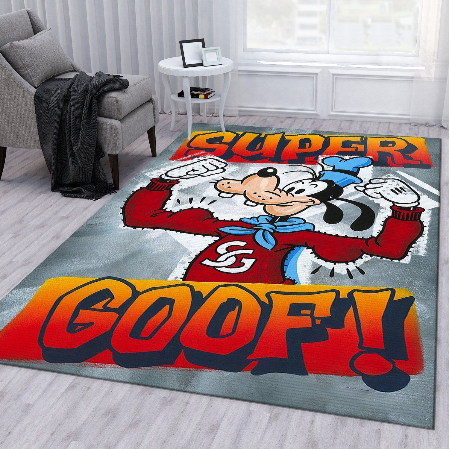 Tocsupergoof Area Rug For Christmas Living Room Rug Home Decor - Indoor Outdoor Rugs