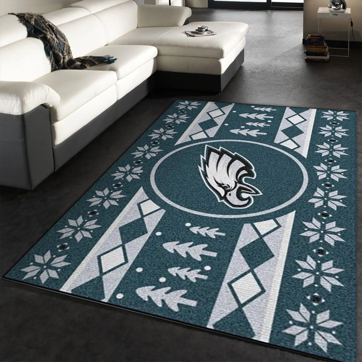 Philadelphia Eagles Nfl Area Rug, Kitchen Rug, Family Gift US Decor - Indoor Outdoor Rugs