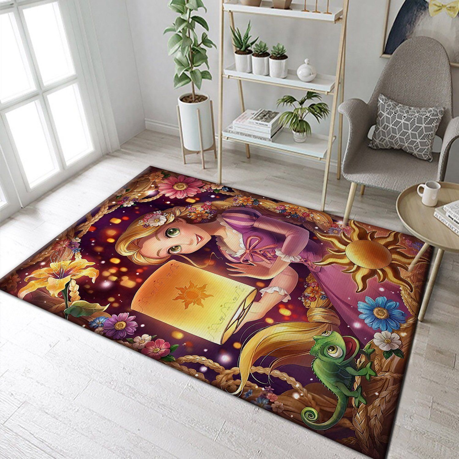 Tangled Disney Princess Characters Disney Movies Area Rugs Living Room Carpet Floor Decor The US Decor - Indoor Outdoor Rugs