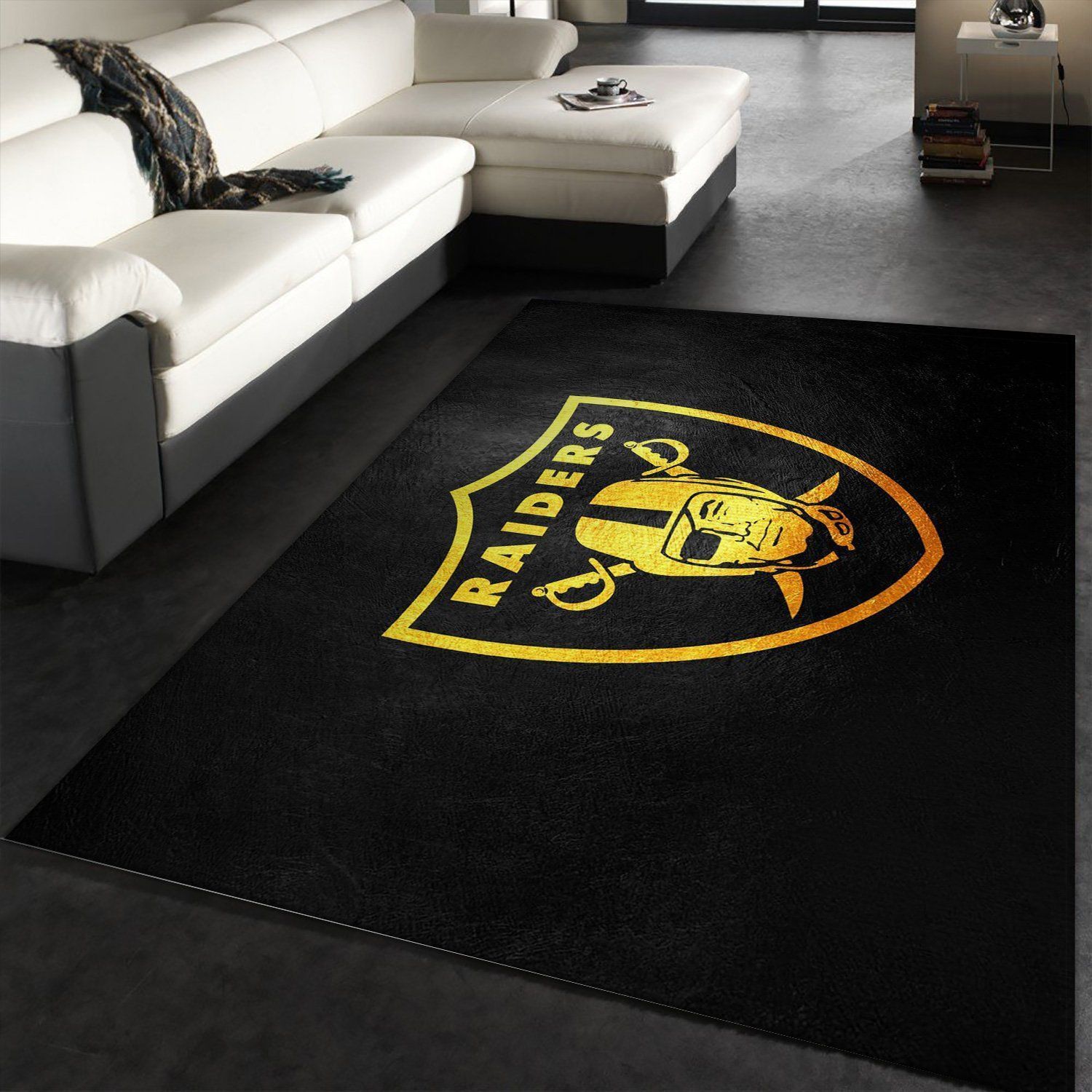 Las Vegas Raiders NFL Area Rug, Living room and bedroom Rug, Home US Decor - Indoor Outdoor Rugs