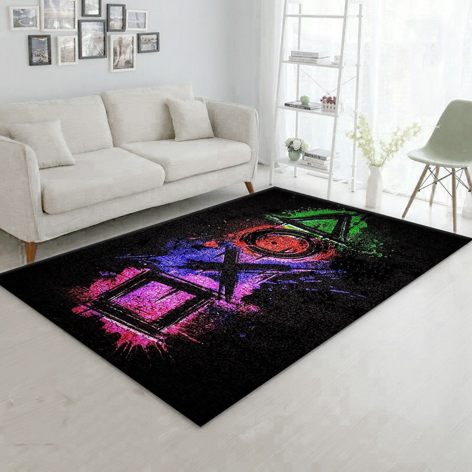 Playstation V7 Rug Bedroom Rug Home Decor Floor Decor - Indoor Outdoor Rugs