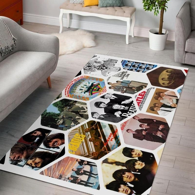 The Beatles V7 Living Rooms Music Band Area Rugs, Bedroom, Christmas Gift US Decor - Indoor Outdoor Rugs