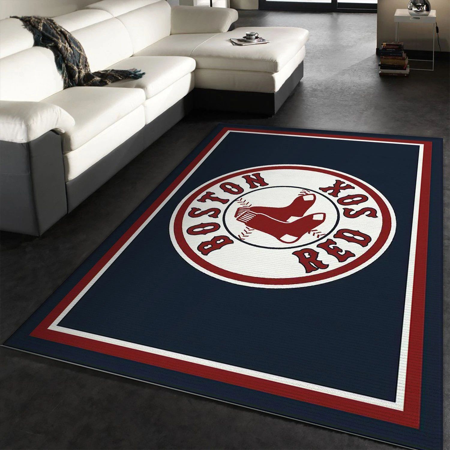 Boston Red Sox Imperial Spirit Rug Area Rug Carpet, Bedroom, Home Decor Floor Decor - Indoor Outdoor Rugs