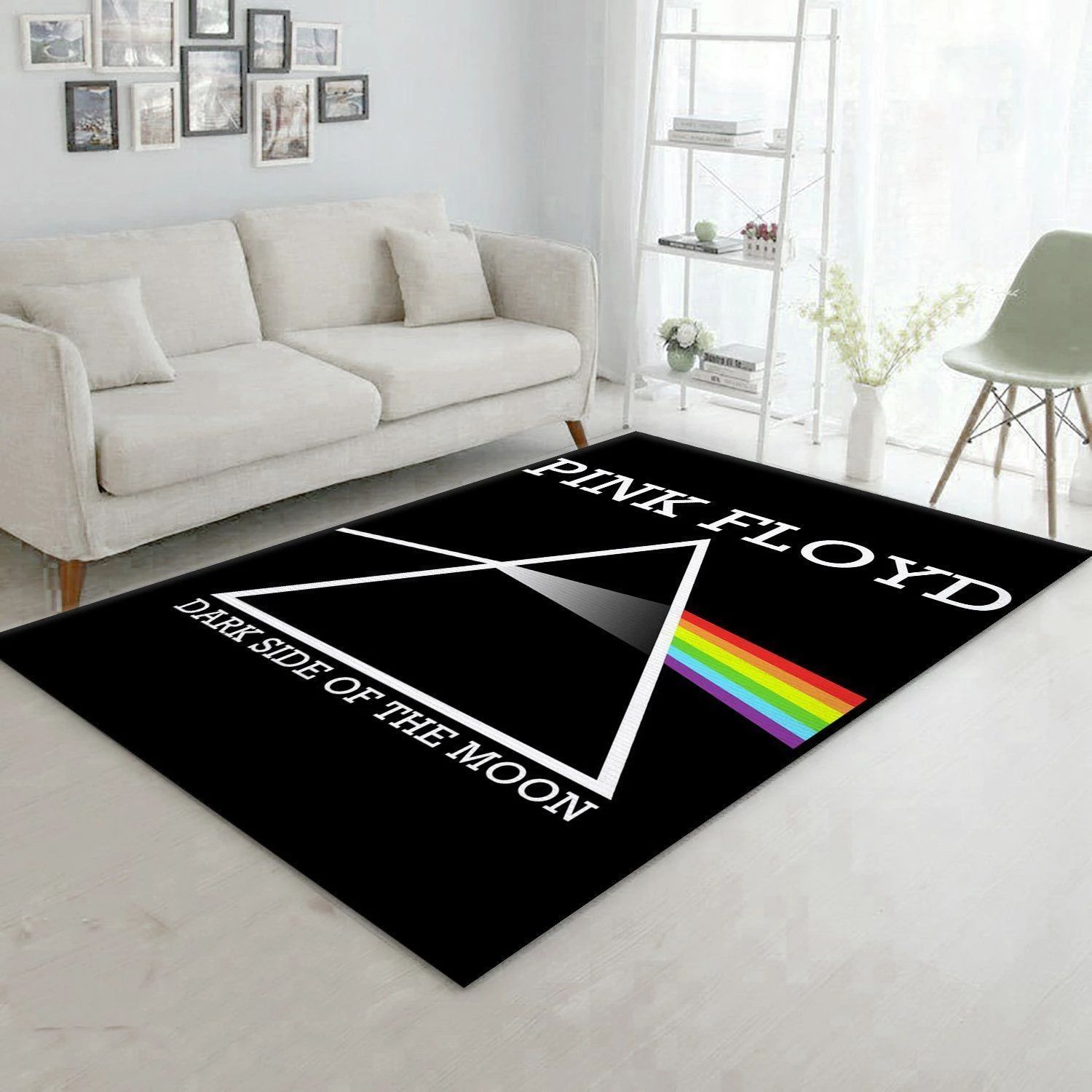 Pink Floyd Dark Side Moon Area Rug Bedroom Rug Home US Decor - Indoor Outdoor Rugs