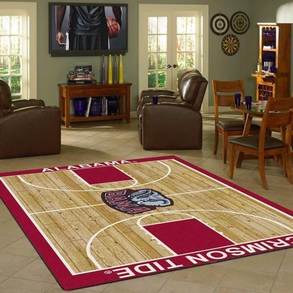 Nfl Football Team Alabama Crimson Tide Rug Area Rug Home Decor - Indoor Outdoor Rugs