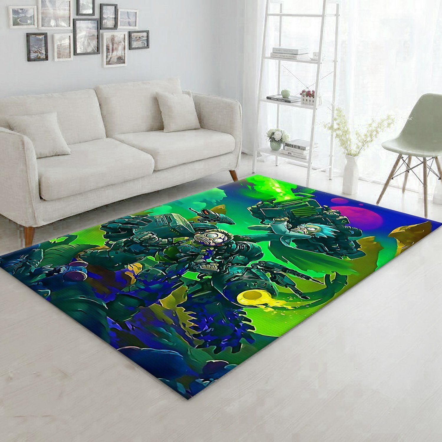 Rick And Morty Area Rug For Christmas Living Room Rug Home Decor Floor Decor - Indoor Outdoor Rugs