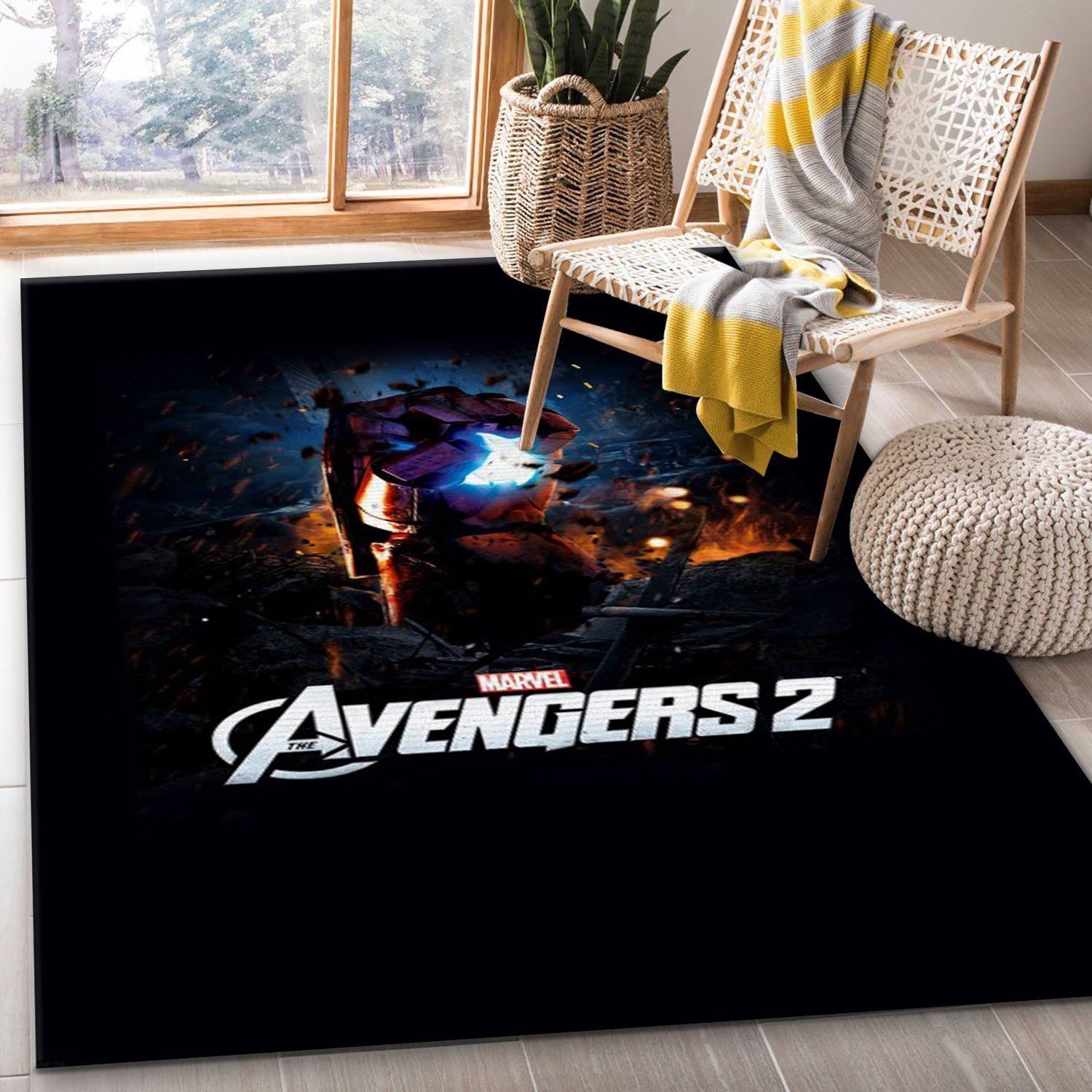 Avenger Ver7 Movie Area Rug Living Room Rug Christmas Gift US Decor - Indoor Outdoor Rugs