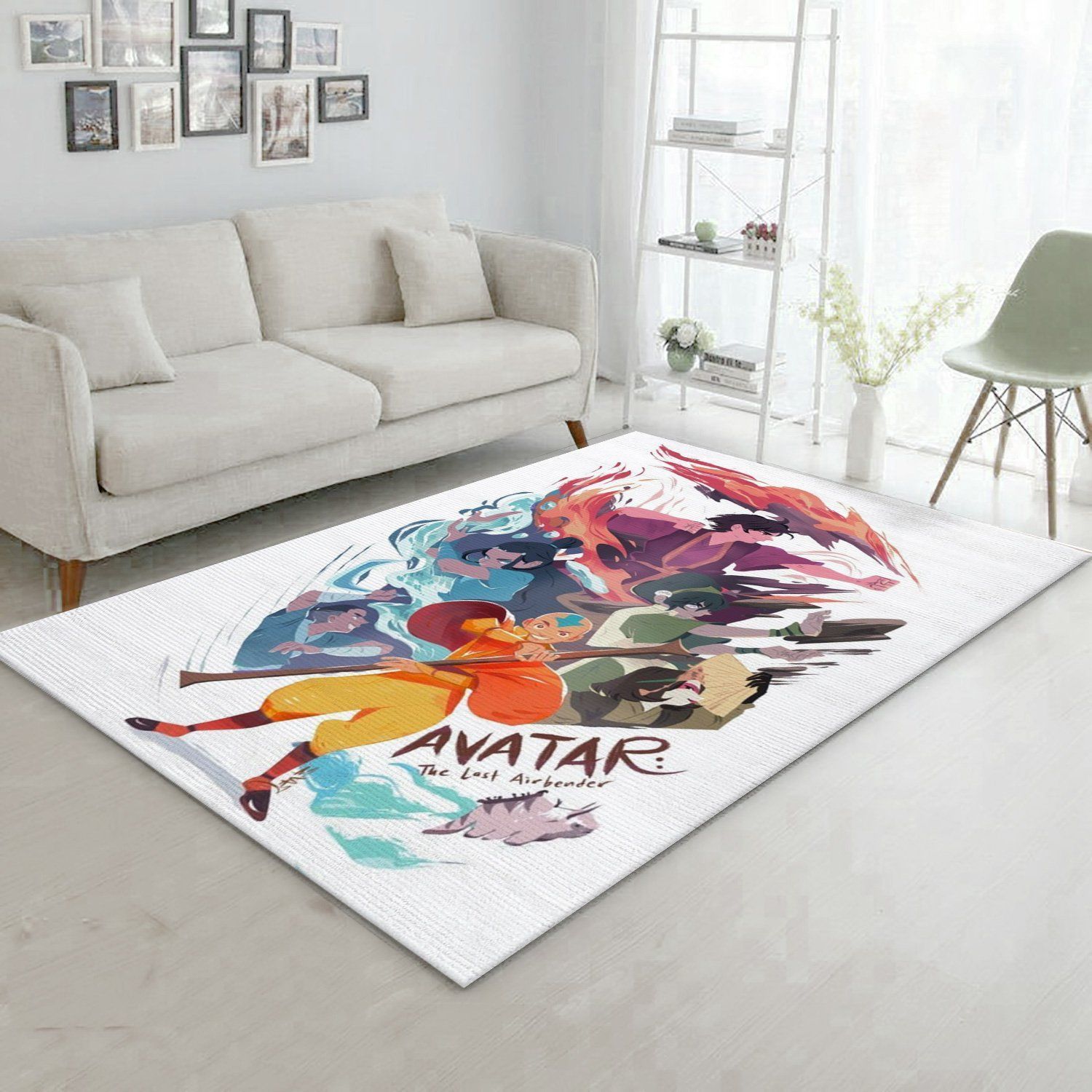 Avatar Aang Area Rug Living Room Rug Home US Decor - Indoor Outdoor Rugs