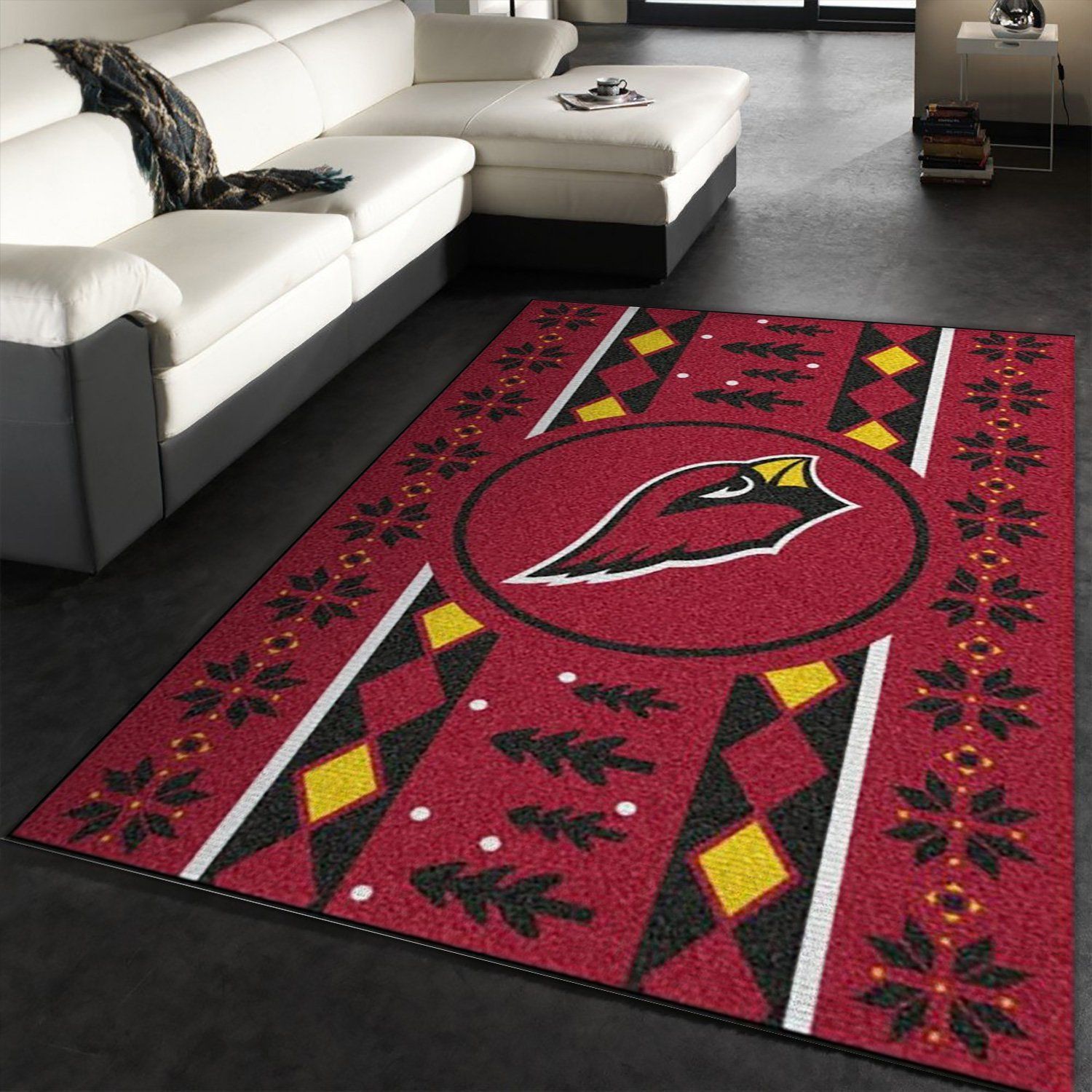 Arizona Cardinals Nfl Area Rug, Kitchen Rug, Family Gift US Decor - Indoor Outdoor Rugs