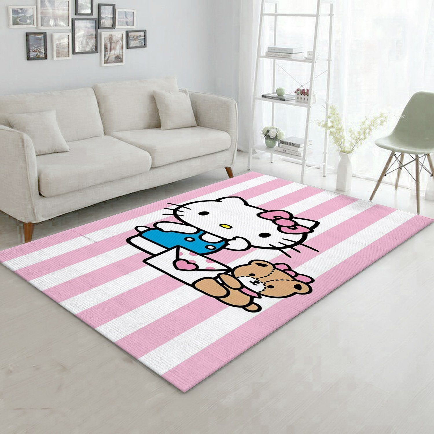 Hello Kitty Rug Bedroom Rug US Gift Decor - Indoor Outdoor Rugs