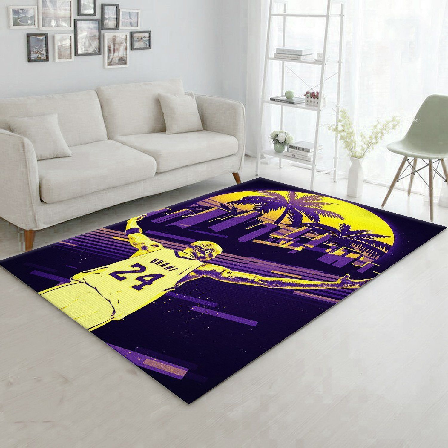 Kobe Bryant Legend 24 Lakers Sport Area Rug Rugs For Living Room Rug Home Decor - Indoor Outdoor Rugs