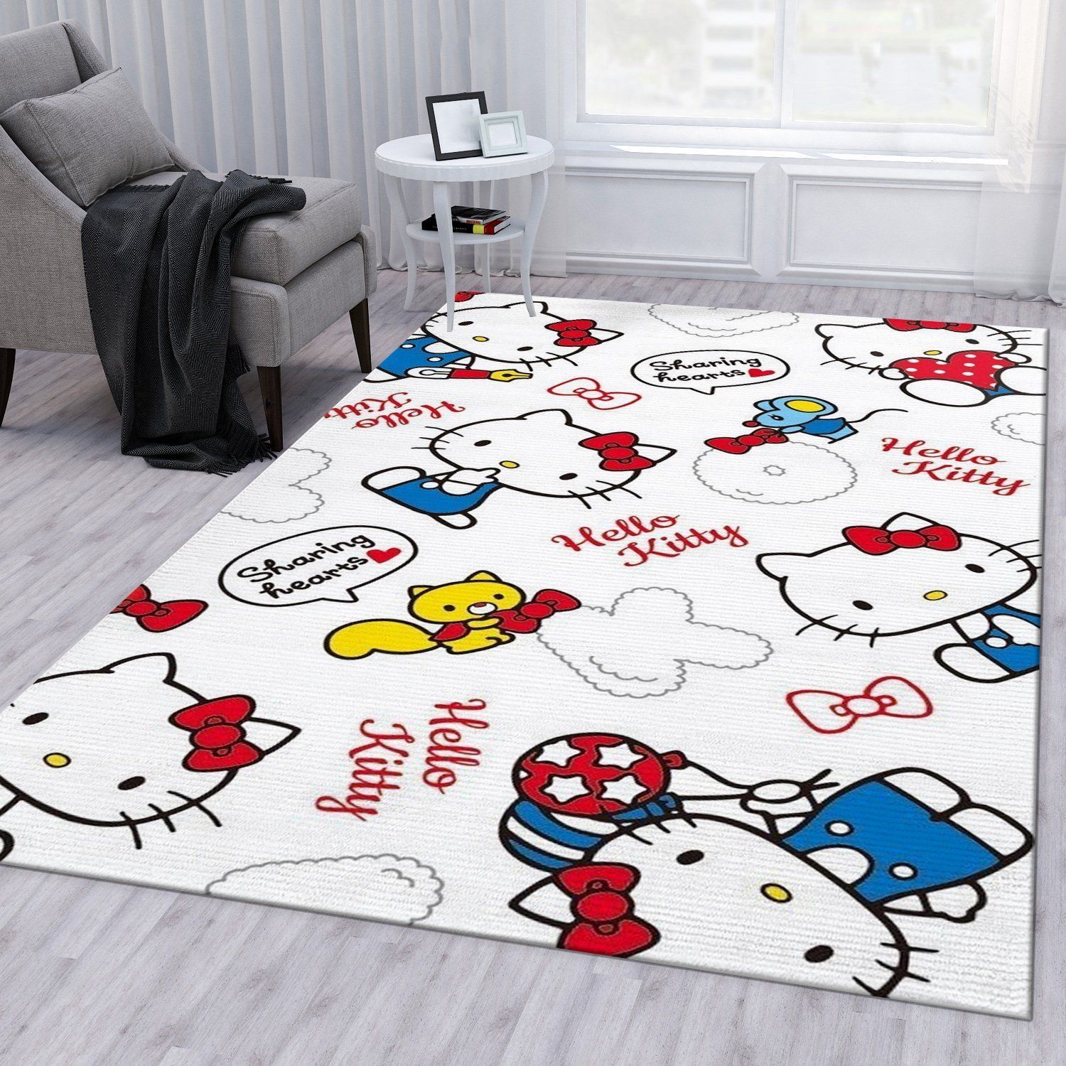 Hello Kitty 5 Rug Bedroom Rug Home US Decor - Indoor Outdoor Rugs