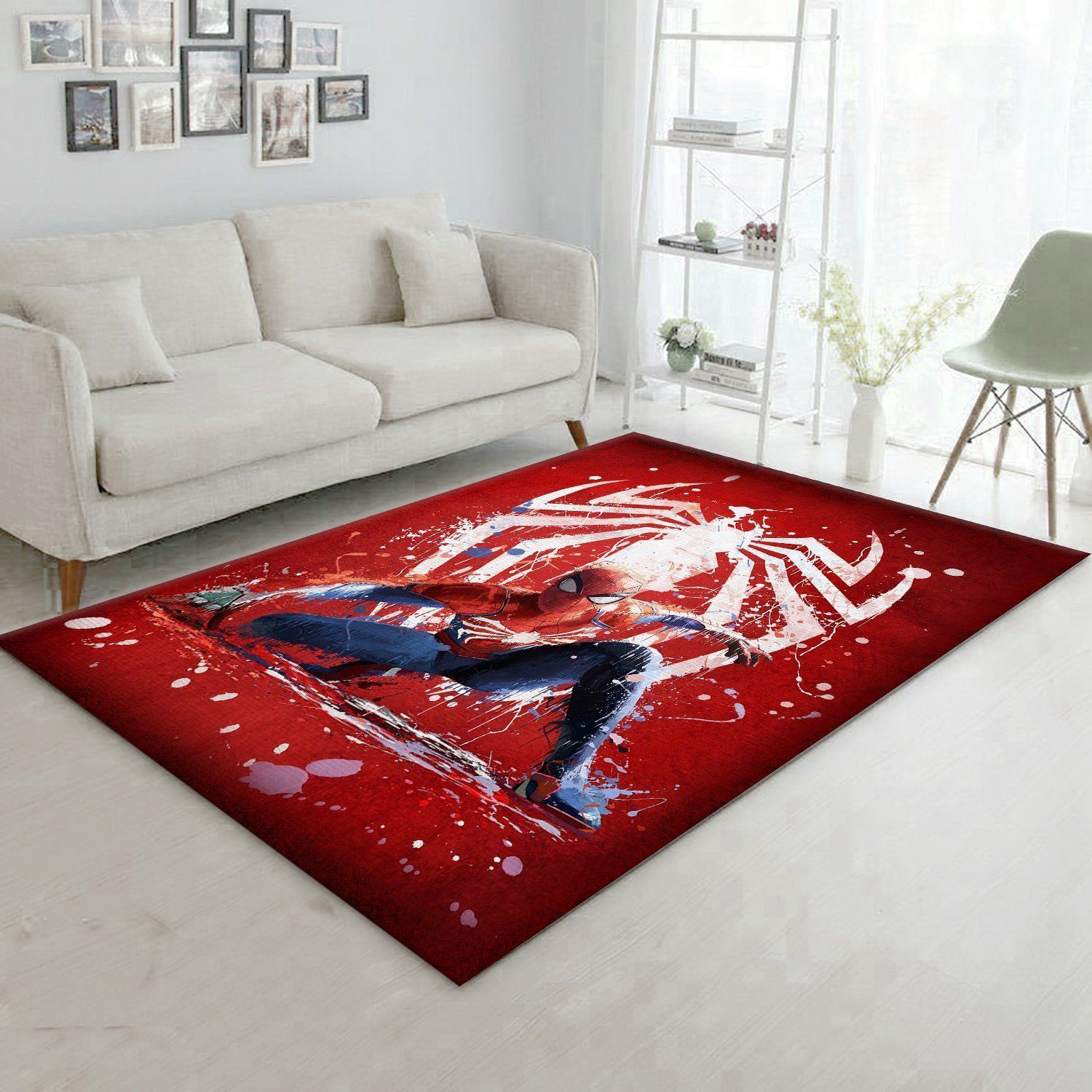 Spiderman Living Room Area Carpet Living Room Rugs The US Decor - Indoor Outdoor Rugs