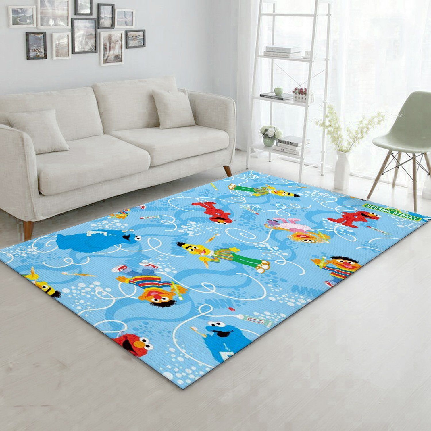 Sesame Street 6 Area Rug Bedroom Rug Home US Decor - Indoor Outdoor Rugs