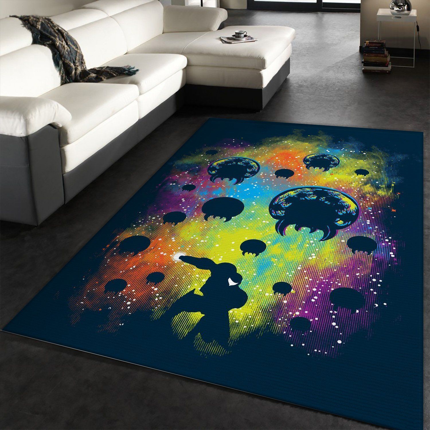 Galactic Warrior Area Rug Carpet, Gift for fans, Family Gift US Decor - Indoor Outdoor Rugs