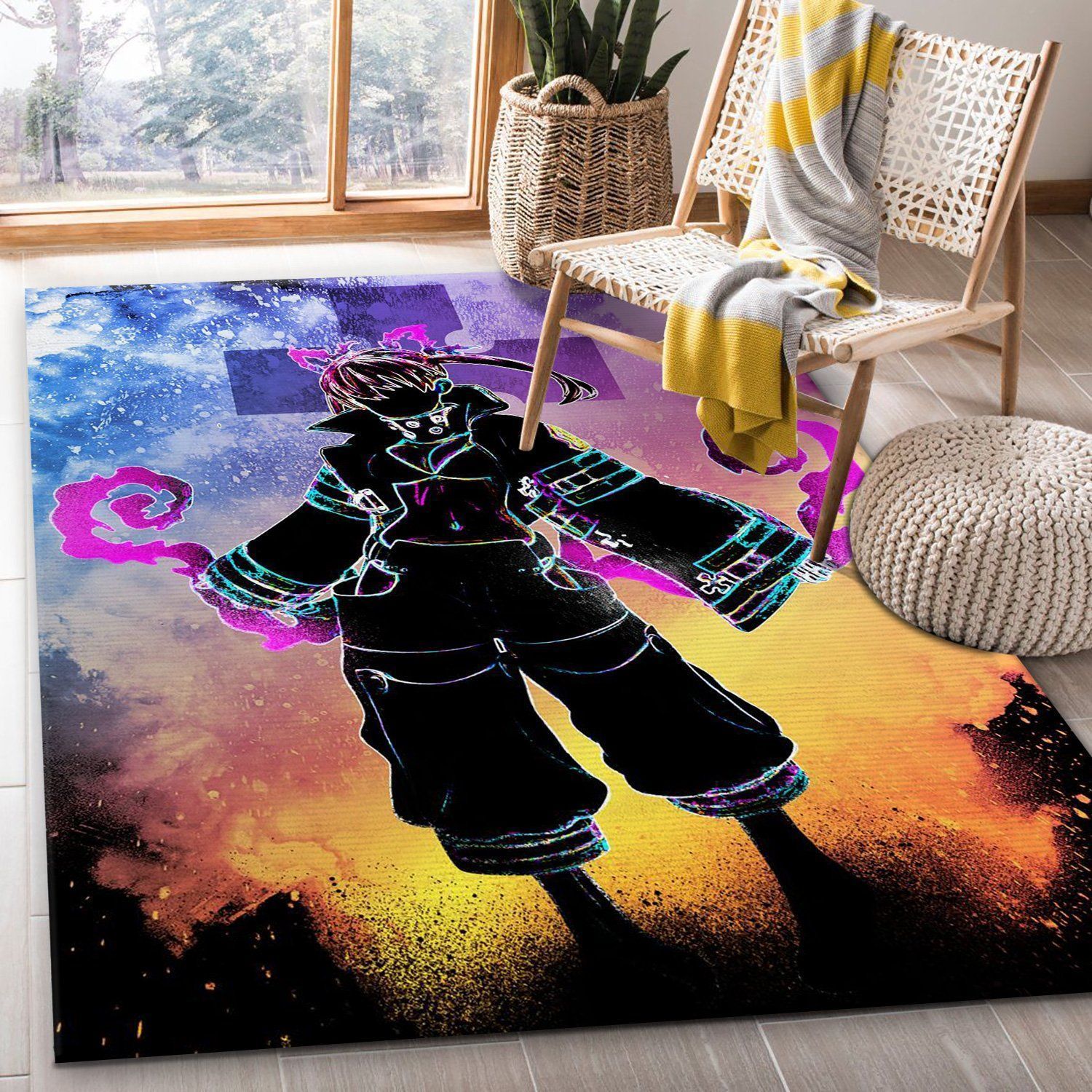 Soul Of Nekomata Area Rug For Christmas, Bedroom, US Gift Decor - Indoor Outdoor Rugs