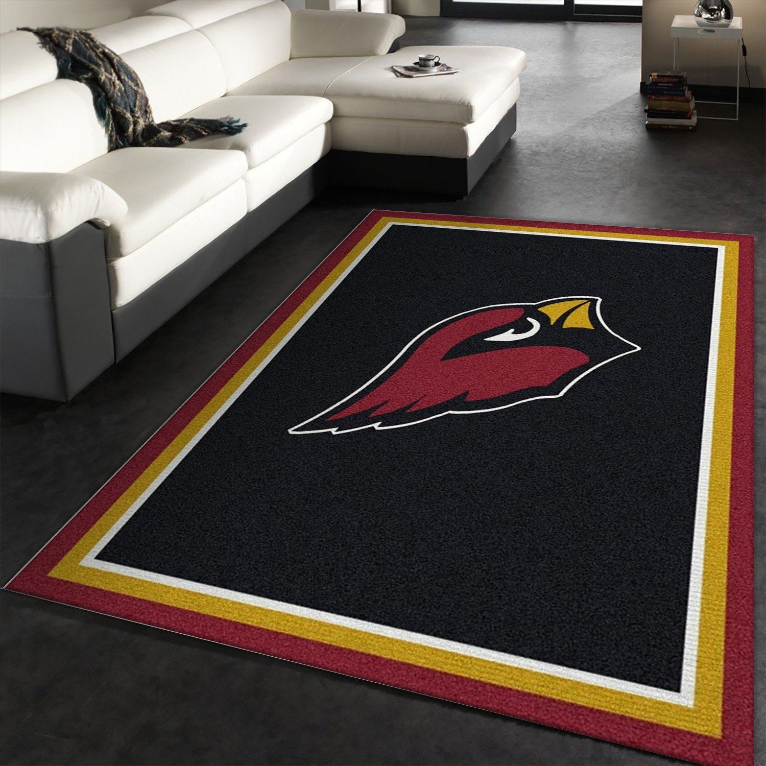 Arizona Cardinals Imperial Spirit Rug NFL Area Rug Carpet, Kitchen Rug, Family Gift US Decor - Indoor Outdoor Rugs