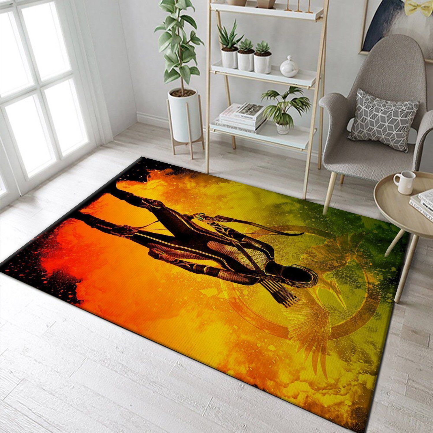 The Soul Of The Mockingjay Manga Hero Area Rug, Gift for fans, Family Gift US Decor - Indoor Outdoor Rugs