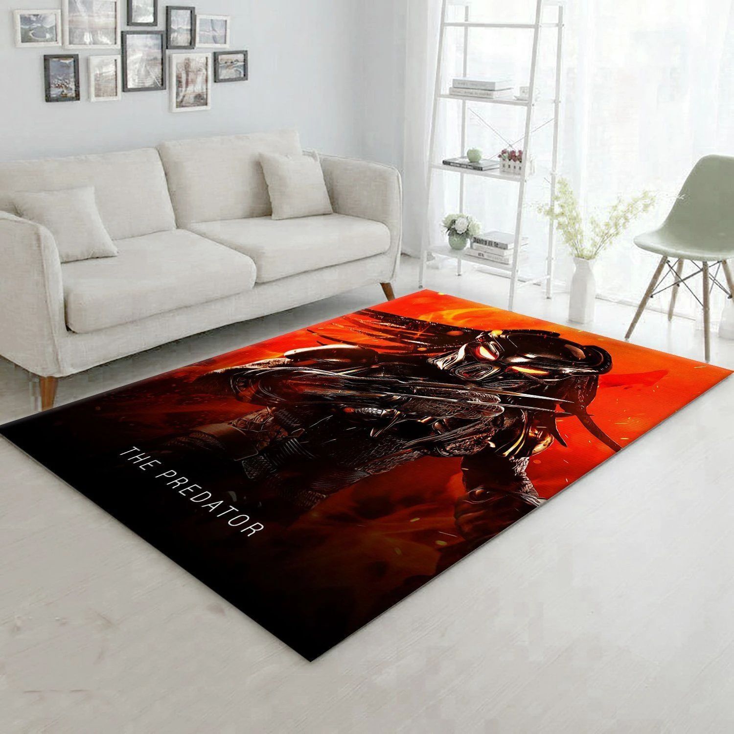 The Predator Area Rug Art Painting Movie Rugs Family Gift US Decor - Indoor Outdoor Rugs