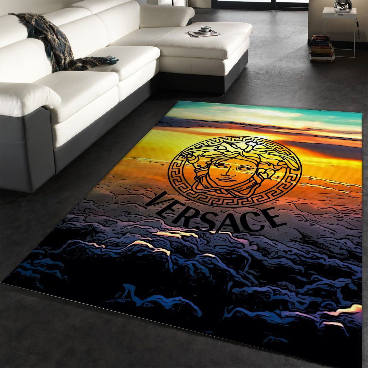 Versace Area Rugs Fashion Brand Rug Home Decor Floor Decor - Indoor Outdoor Rugs