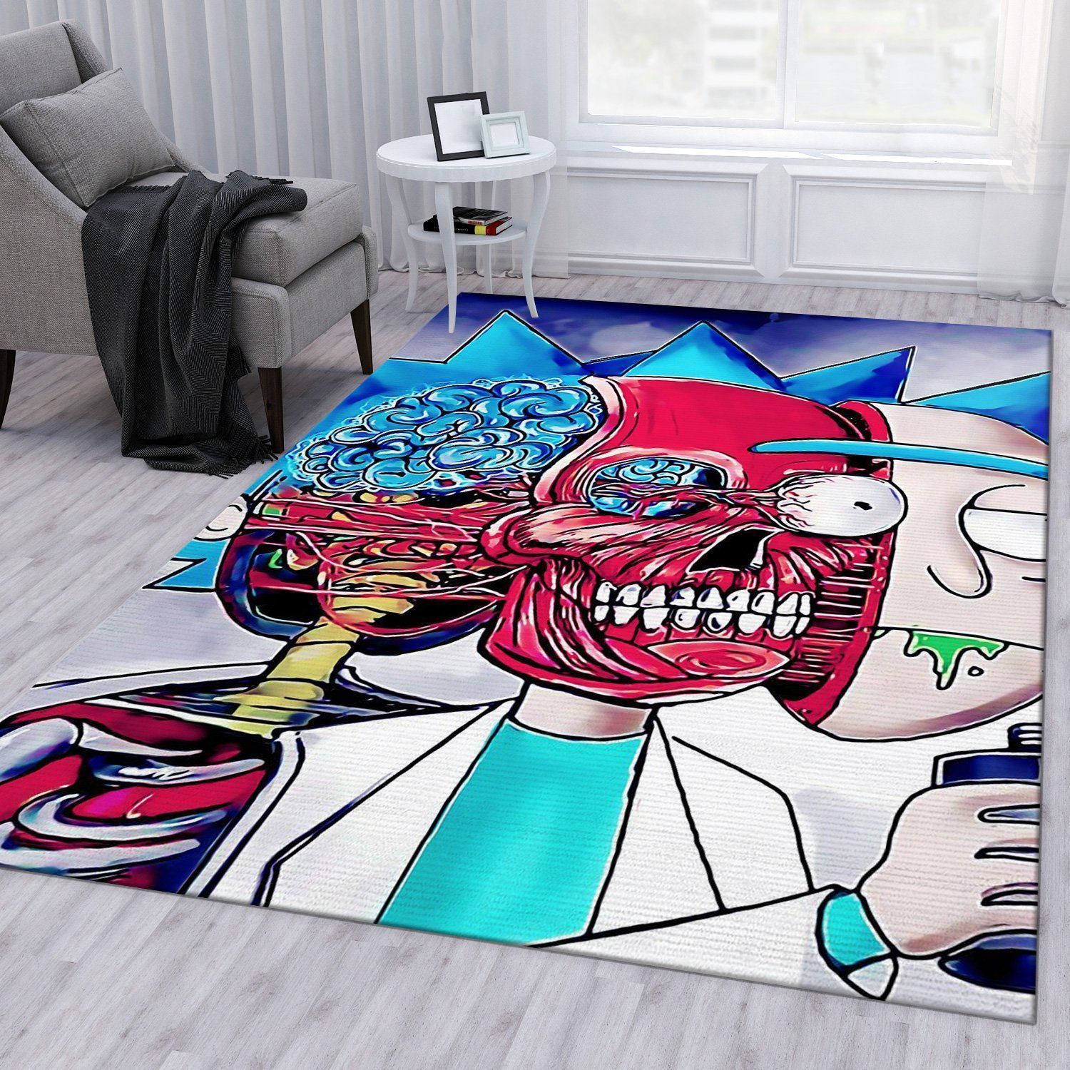 Rick And Morty Noel Gift Rug Living Room Rug Home Decor Floor Decor - Indoor Outdoor Rugs