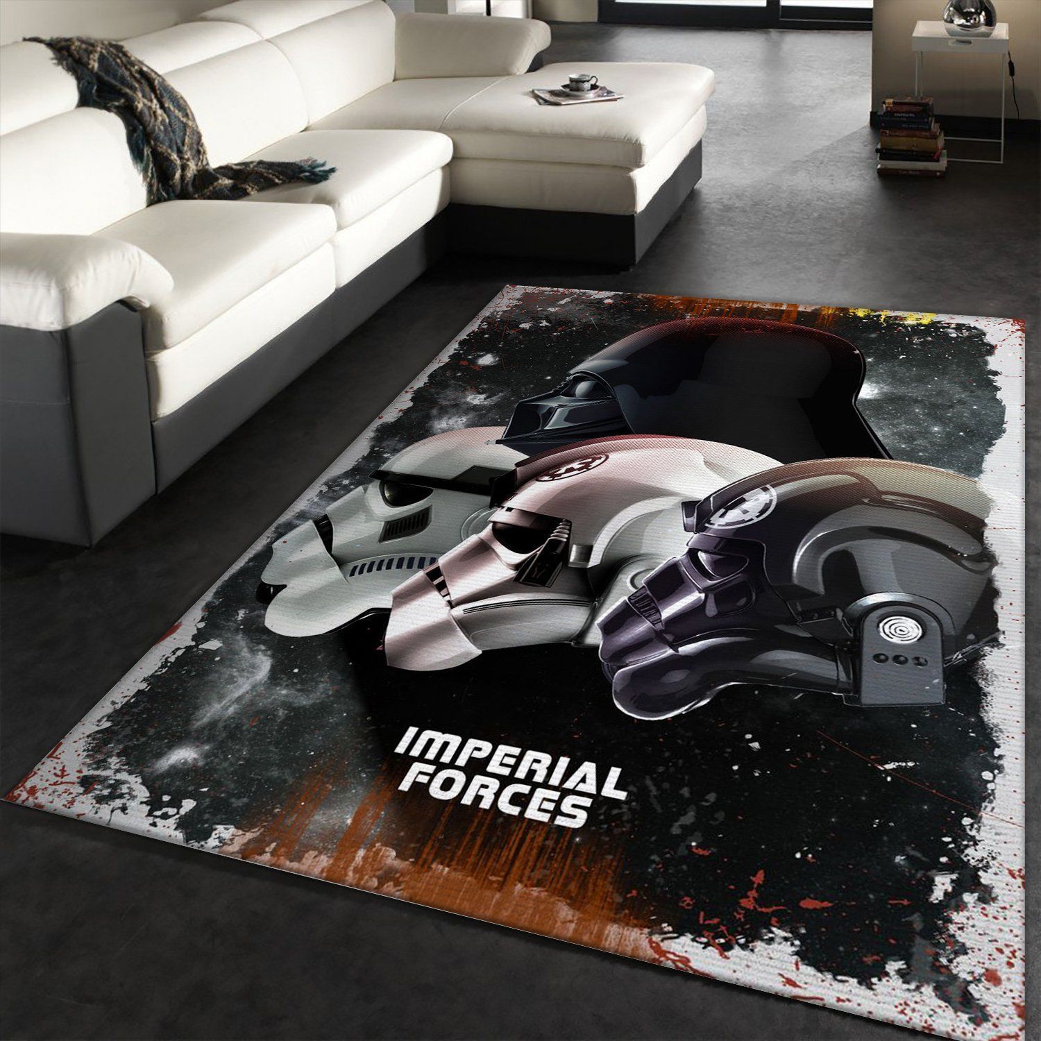 Imperial Forces Area Rug Star Wars Helmets Arts Rug Christmas Gift US Decor - Indoor Outdoor Rugs