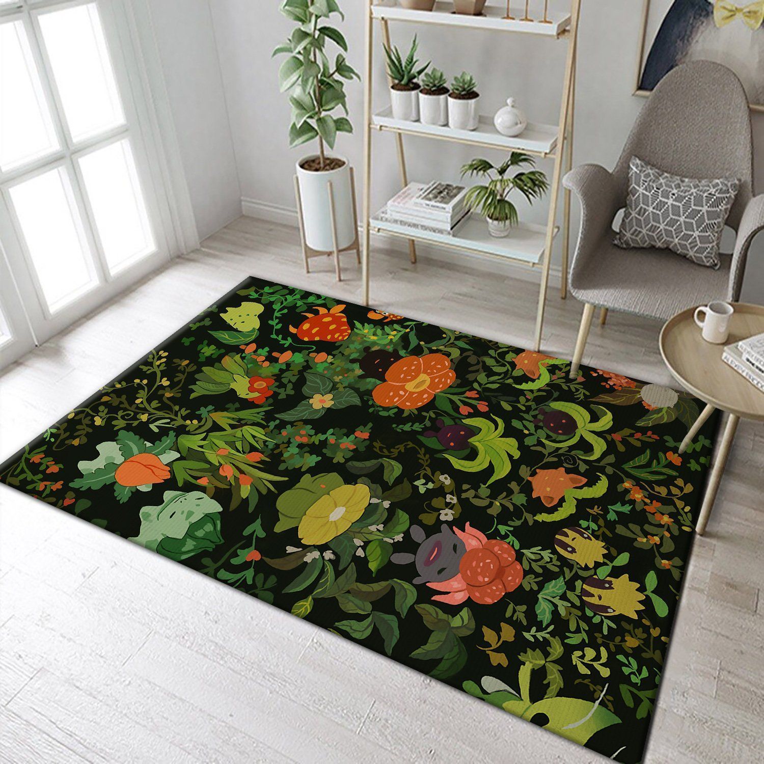 Pokemon Green Area Rug Geeky Carpet home decor Bedroom Living Room decor - Indoor Outdoor Rugs