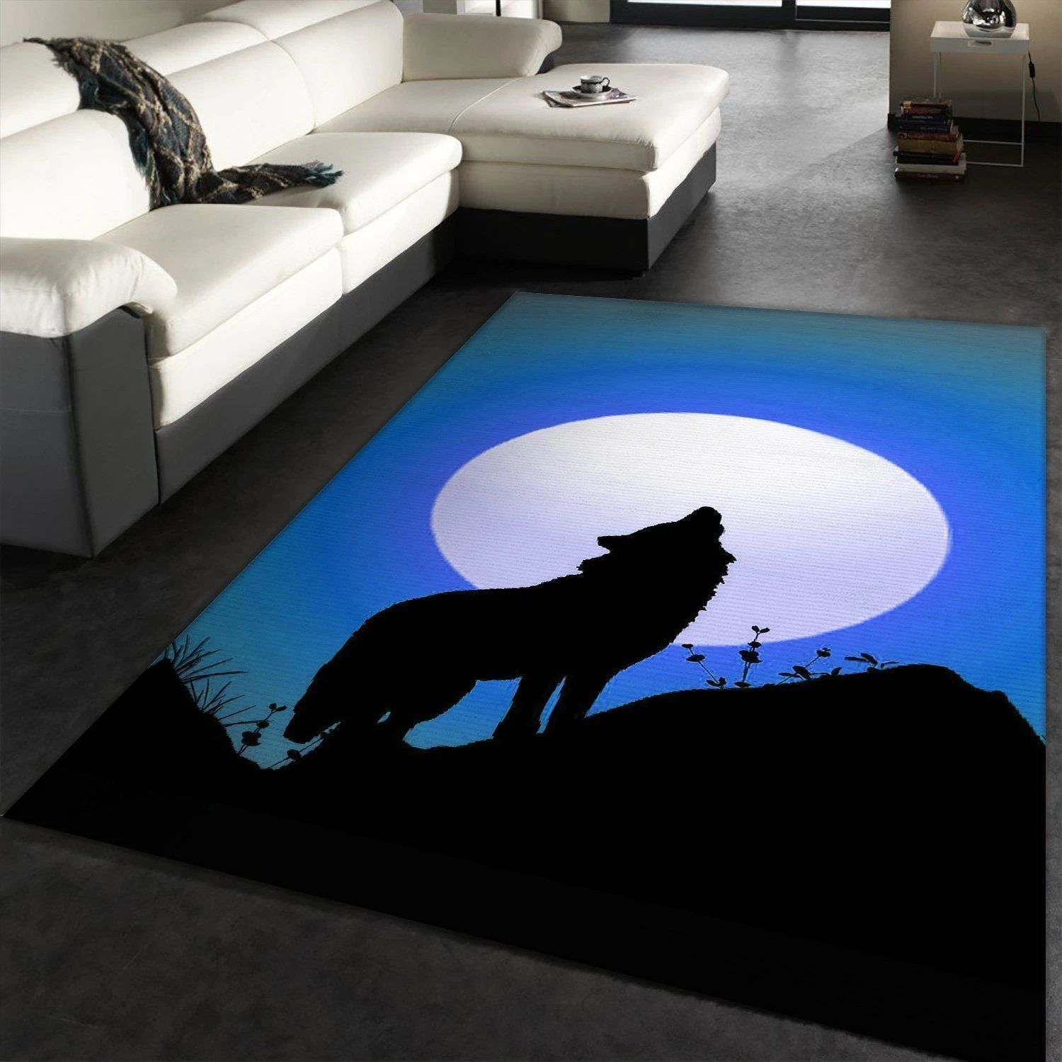 Wolf Rug Dining Room Rugs - Indoor Outdoor Rugs