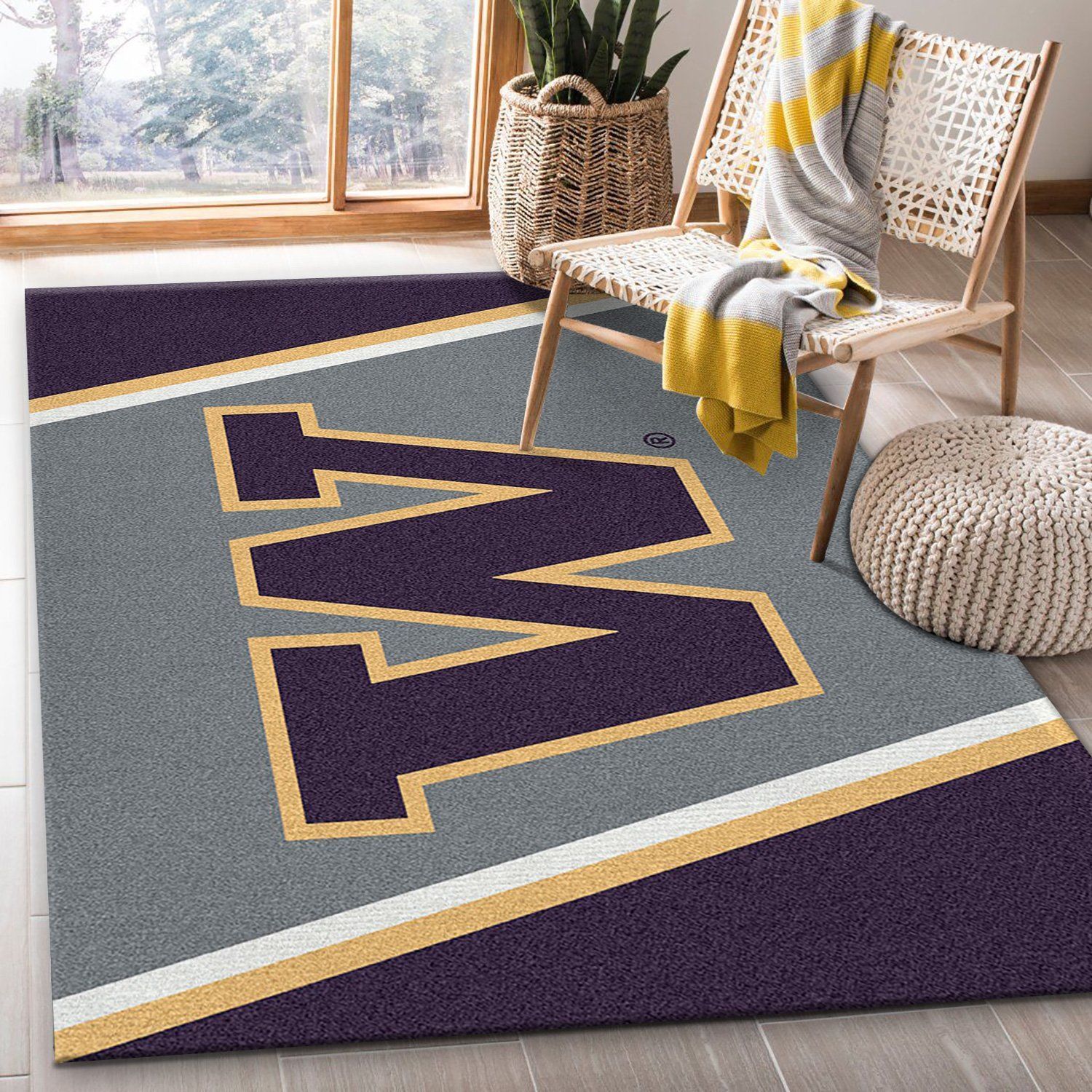 College Spirit Sport Area Rug For Christmas Team Logo Family Gift US Decor - Indoor Outdoor Rugs