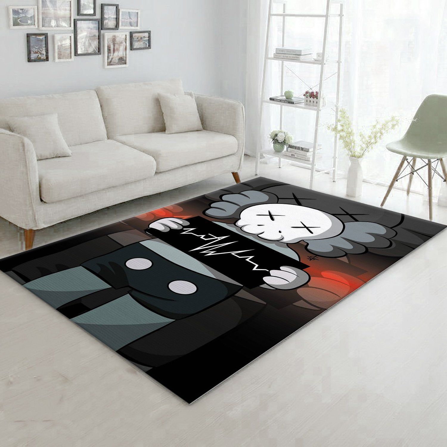 Kaws Ver3 Fashion Brand Area Rug For Christmas Living Room Rug Home Decor Floor Decor - Indoor Outdoor Rugs