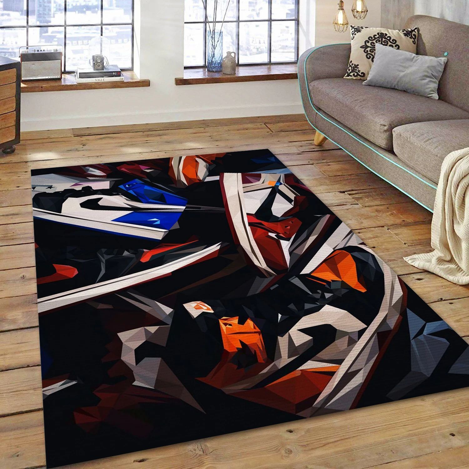 Sneakers , Living Room Rug - Home Decor Floor Decor - Indoor Outdoor Rugs