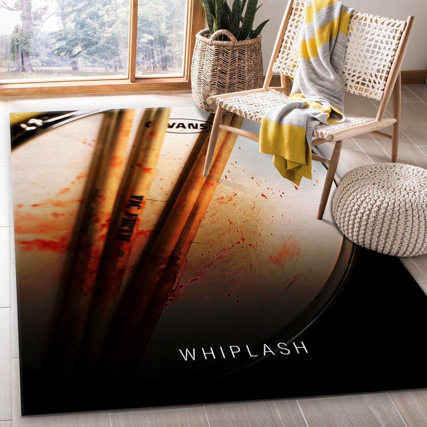 Whiplash Rug Art Painting Movie Rugs Home Decor Floor Decor - Indoor Outdoor Rugs