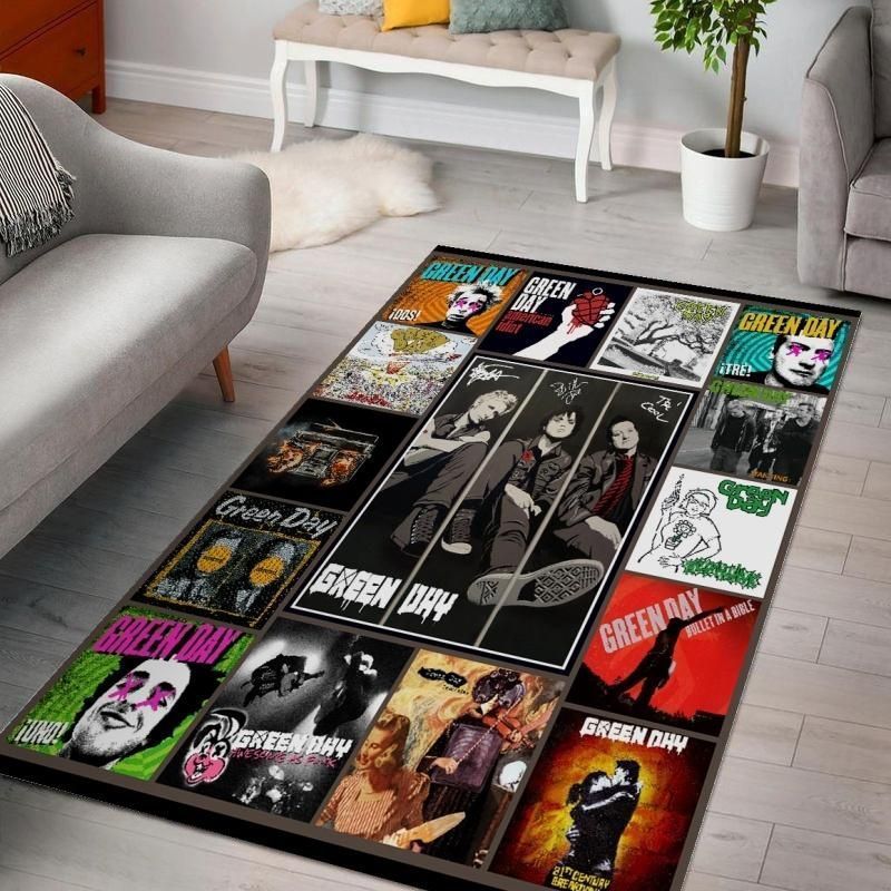 Green Day Ver 1 Area Rug Bedroom Rug Home US Decor - Indoor Outdoor Rugs