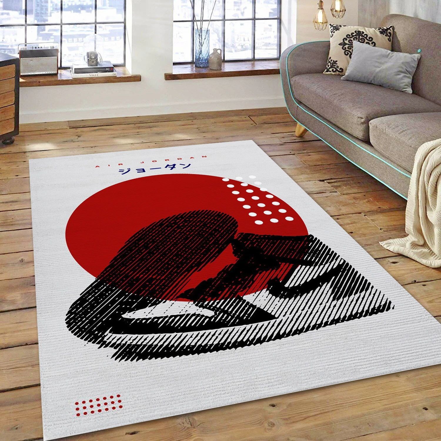 Sneakerhead Hypebeast Fashion Brand Rectangle Rug, Bedroom Rug - Family US Decor - Indoor Outdoor Rugs