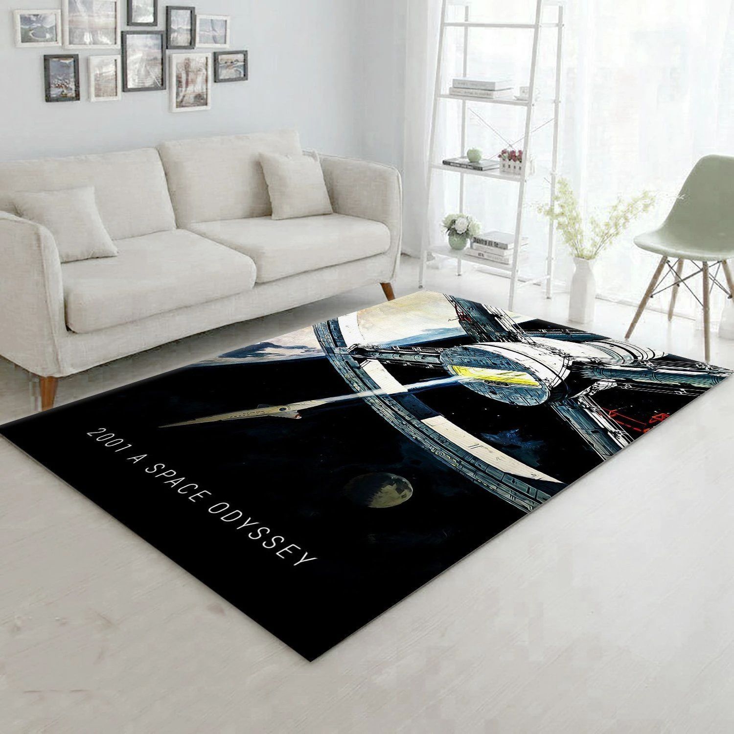 2001 A Space Odyssey Area Rug Movie Rug Home US Decor - Indoor Outdoor Rugs