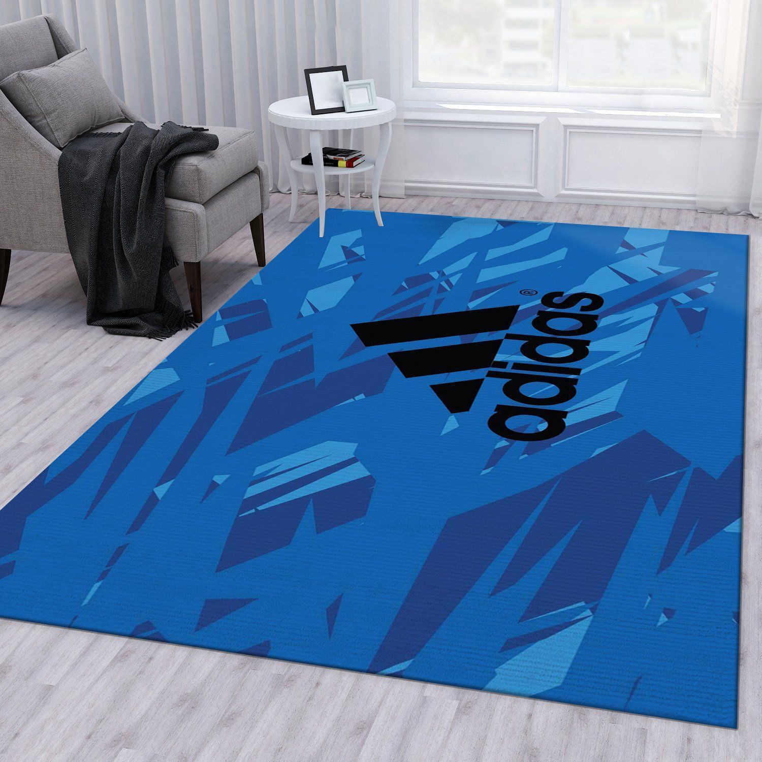 Adidas Area Rug Living Room Rug Christmas Gift US Decor - Indoor Outdoor Rugs