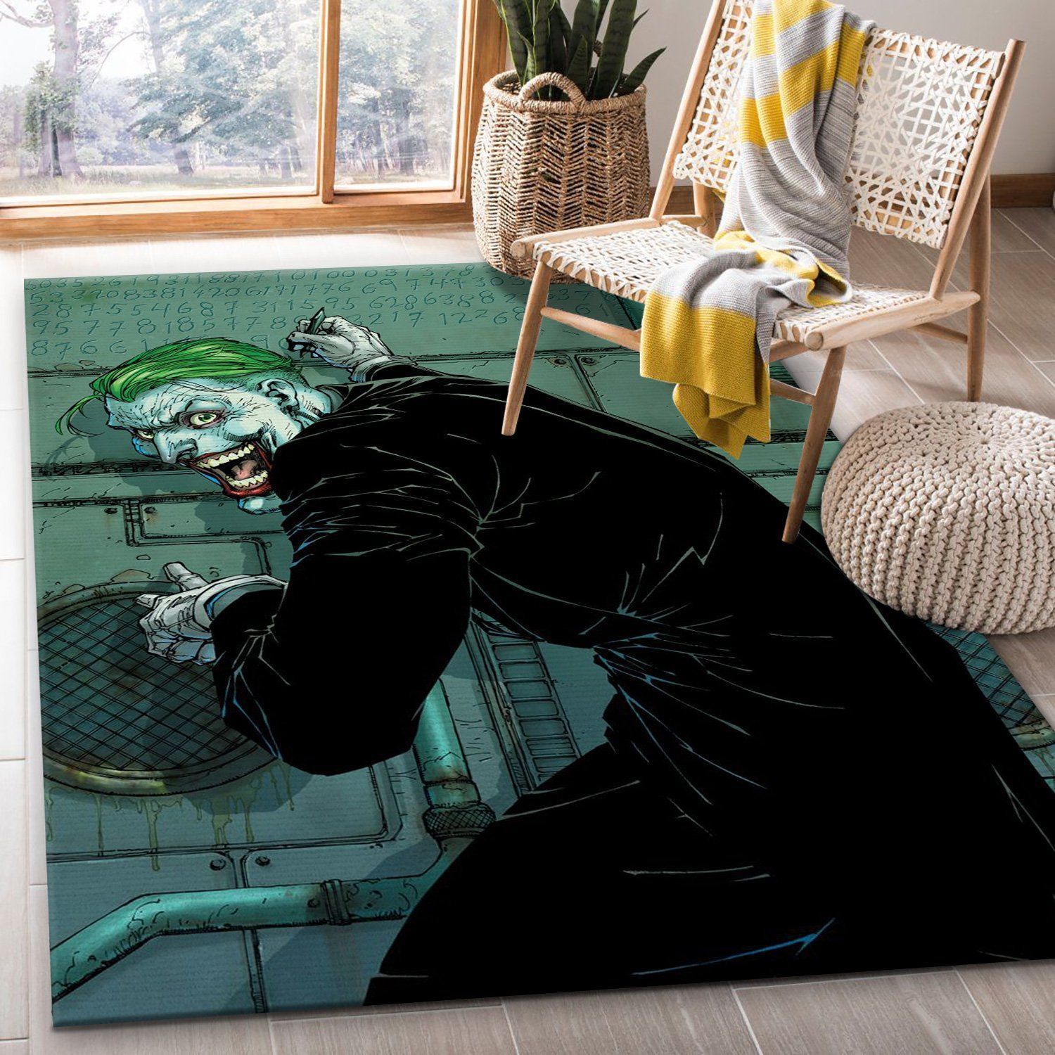 Joker Movie Area Rug, Bedroom, US Gift Decor - Indoor Outdoor Rugs