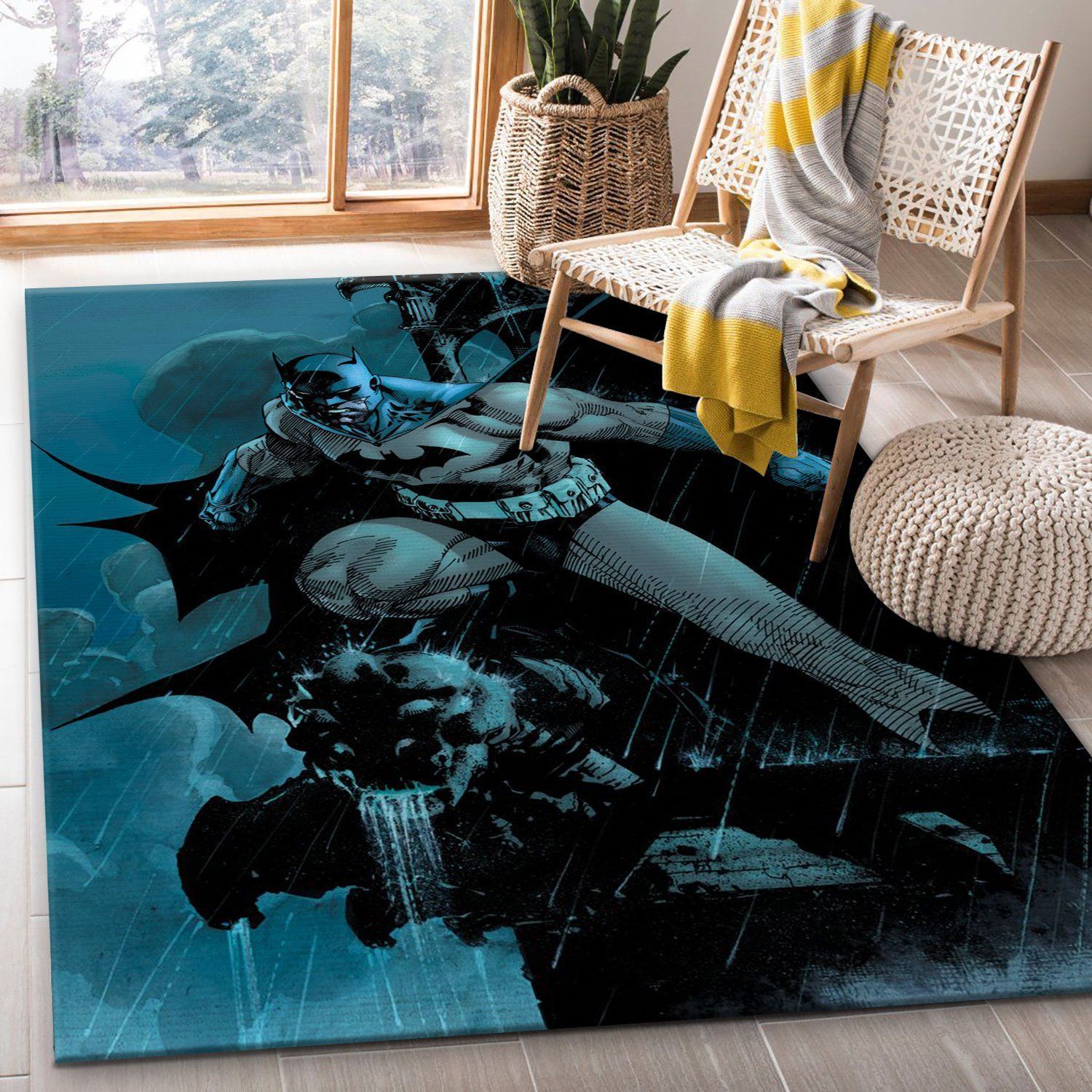 Gotham Is Mine By Jim Lee Area Rug For Christmas, Kitchen Rug, US Gift Decor - Indoor Outdoor Rugs