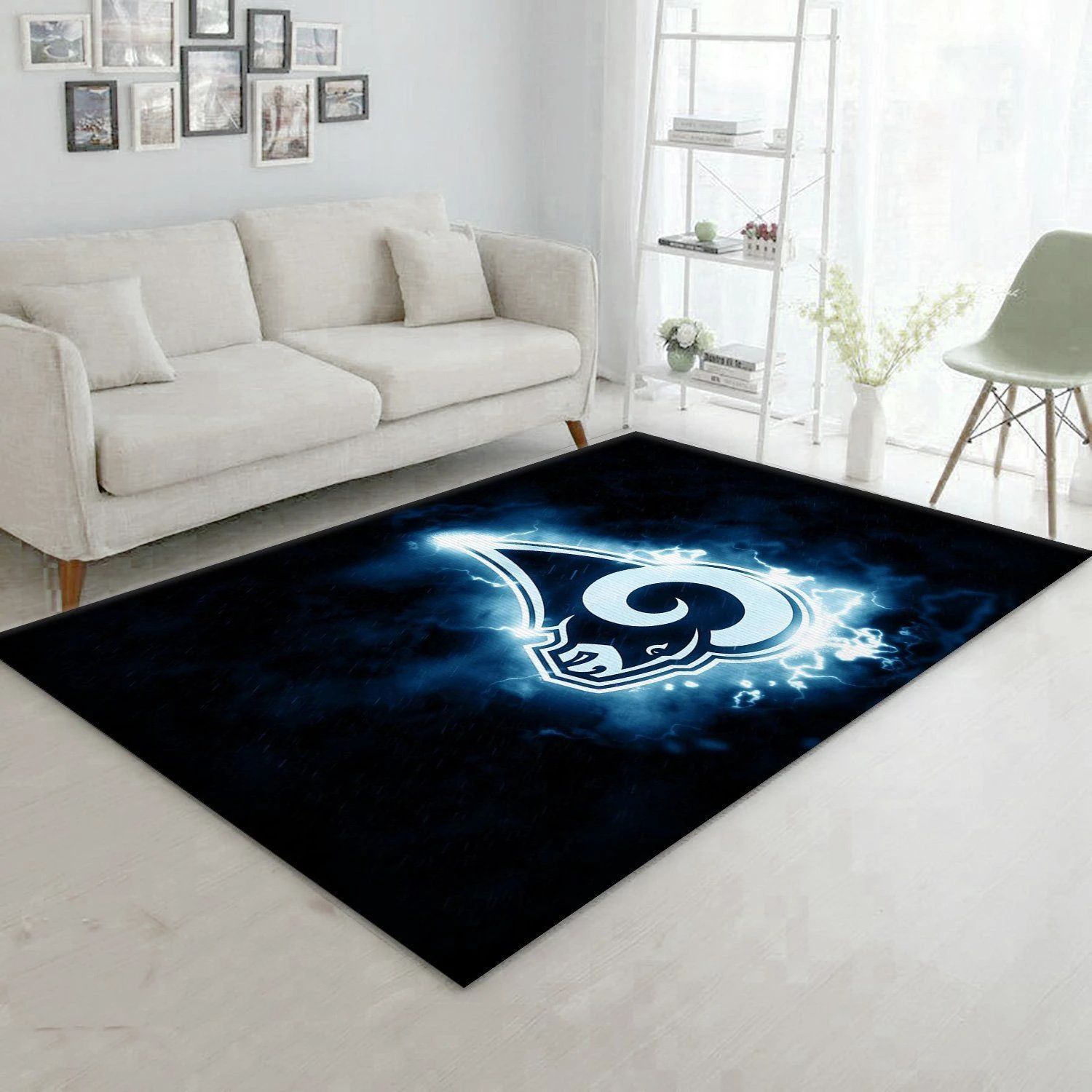 Los Angeles Rams Nfl Area Rug For Christmas Living Room Rug Home Decor Floor Decor - Indoor Outdoor Rugs