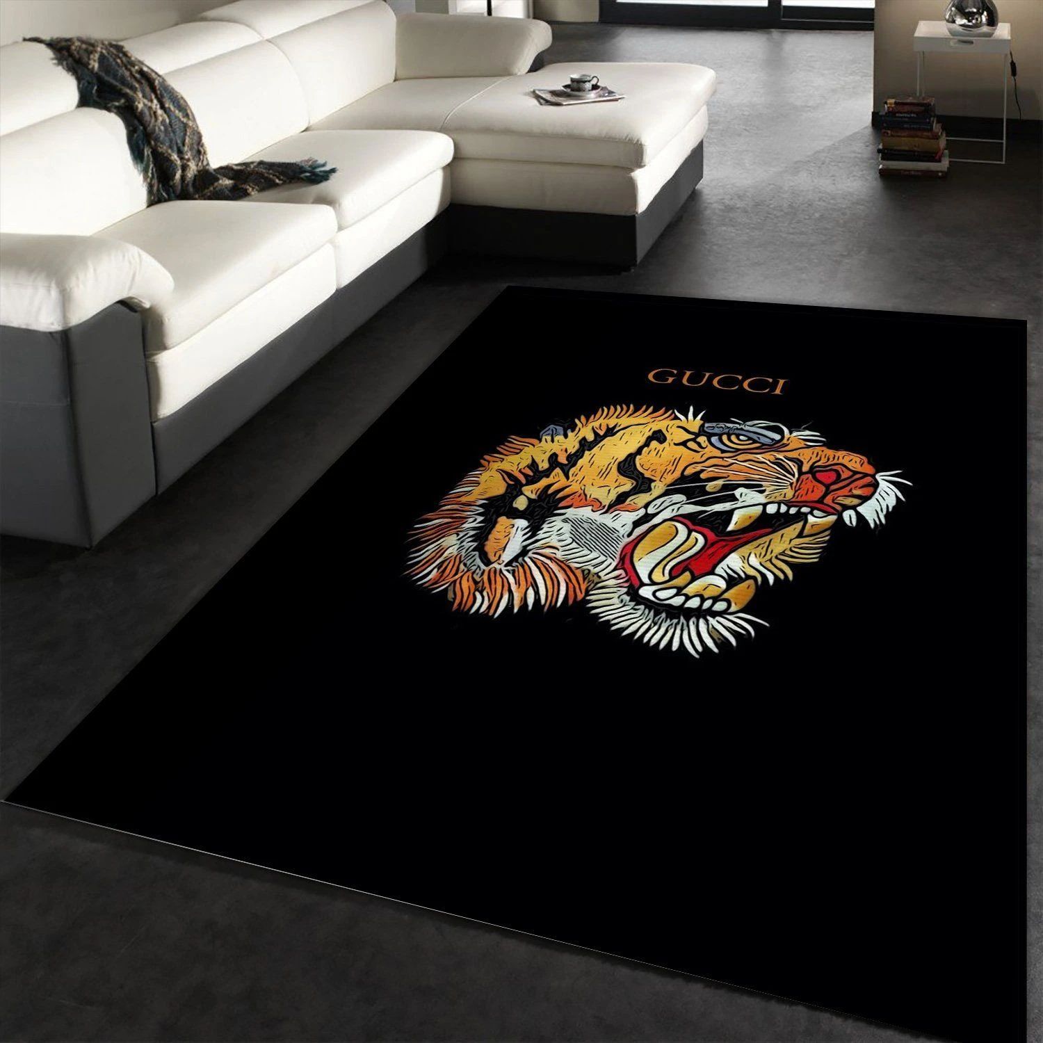 Gucci Area Rug Living Room Rug Home Decor Floor Decor - Indoor Outdoor Rugs