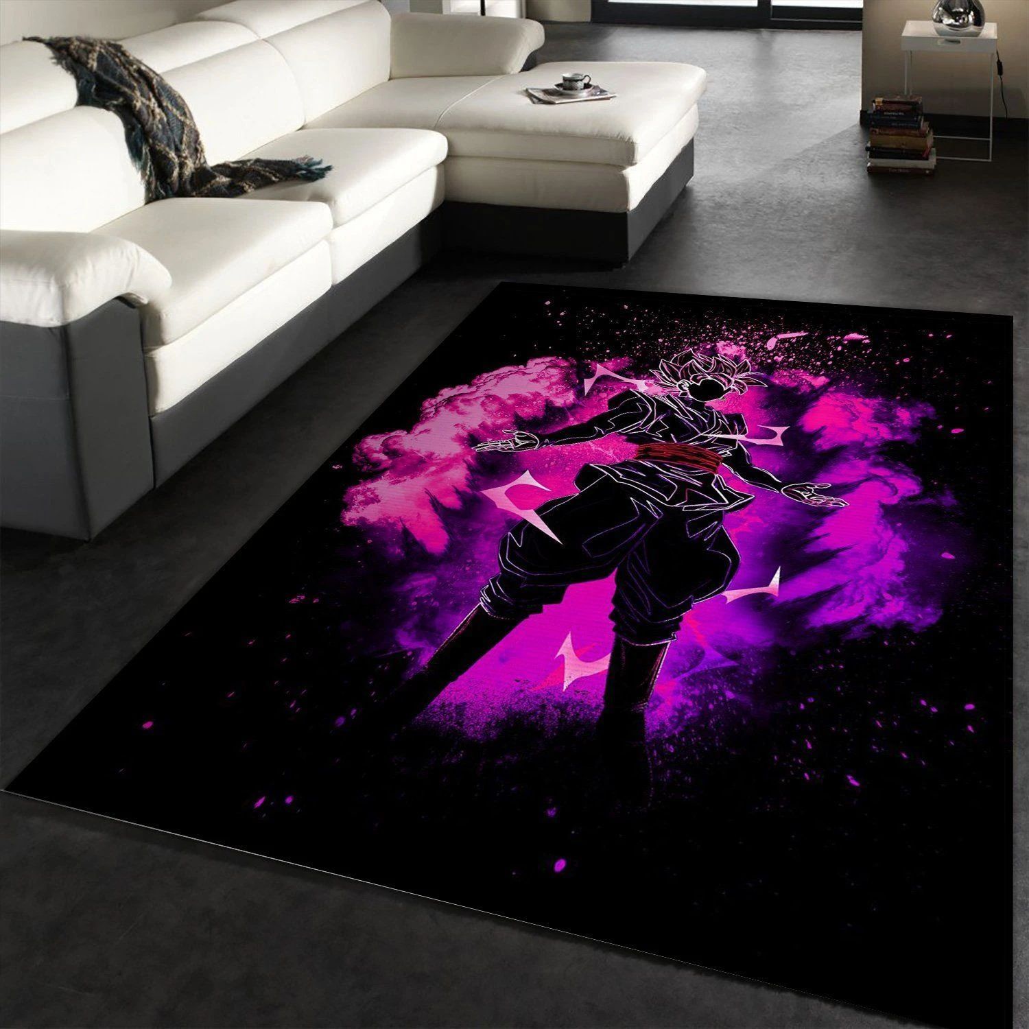 Soul Of The Saiyan Rose Area Rug For Christmas, Bedroom, Home US Decor - Indoor Outdoor Rugs