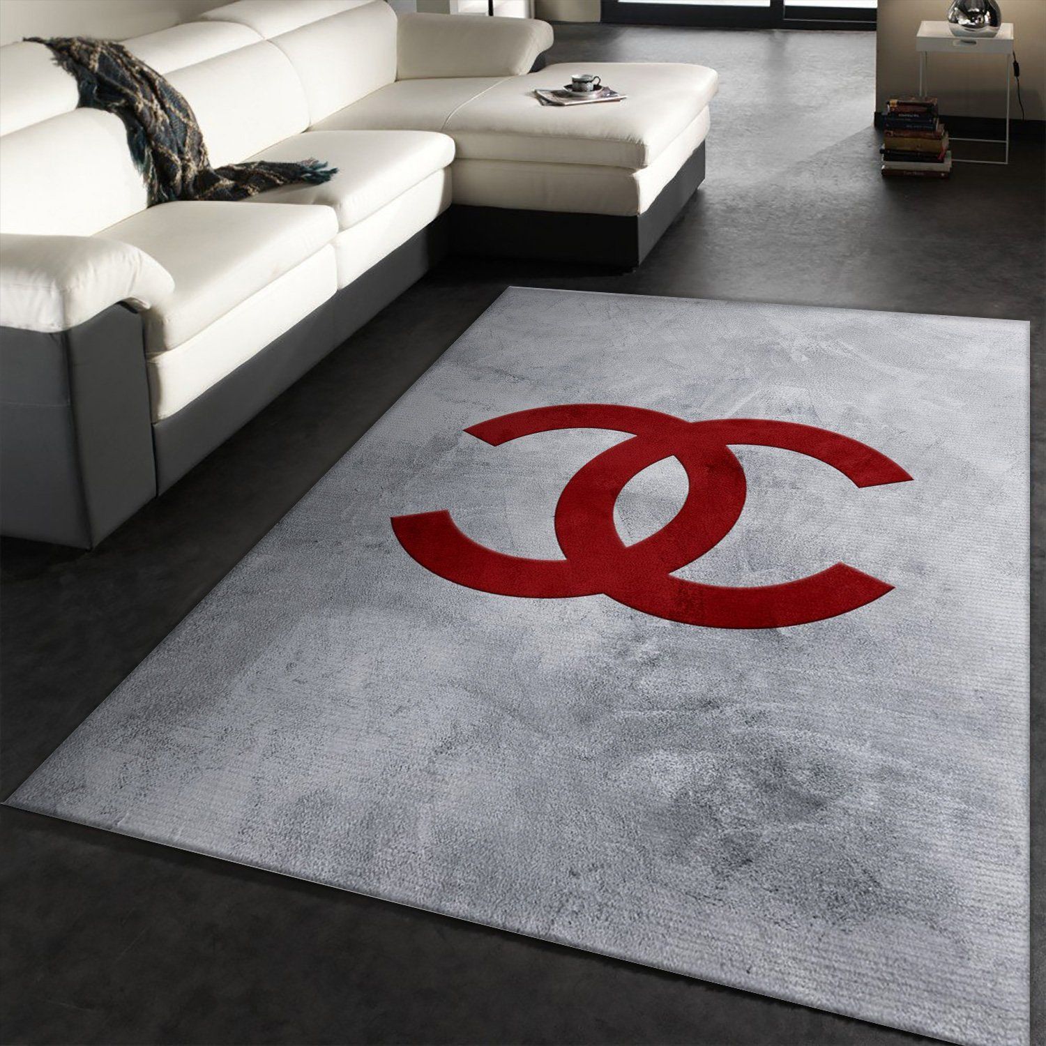 Chanel Area Rugs Fashion Brand Rug Christmas Gift US Decor - Indoor Outdoor Rugs