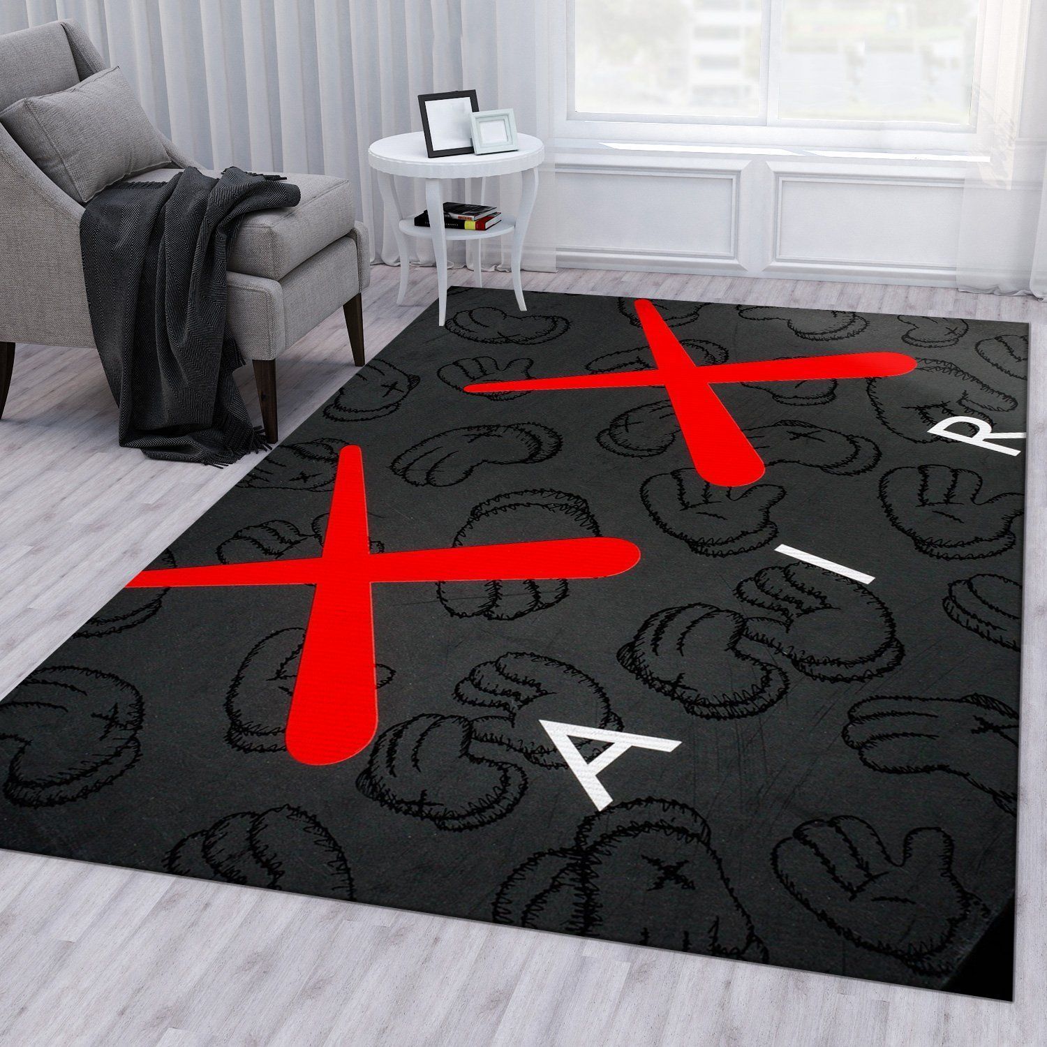 Kaws Ver2 Fashion Brand Area Rug Living Room Rug Home Decor Floor Decor - Indoor Outdoor Rugs